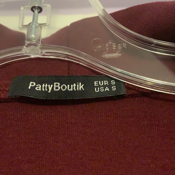 Long sleeve maroon top from Patty Boutik - Picture 5 of 5